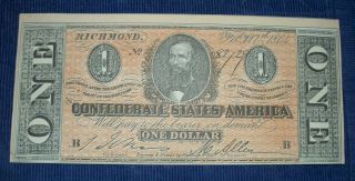 Vintage paper $1,  2,  5 10 an 20,  100 dollar Confederate States Cereal giveaway 4