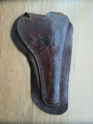 Vintage Hand Tooled Leather Western Holster Colt ?