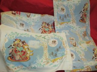 Vintage 1982 E.  T.  Twin Flat & Fitted Sheet With Pillowcase Set Alien
