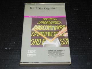 Vtg 1983 Ibm Fixed Disk Organizer Productivity Series Personal Computer Software