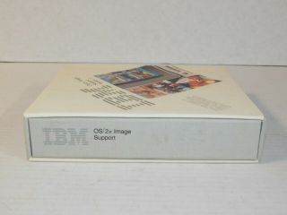 Vtg 1990 IBM OS/2 Image Support Version 1.  1 Computer PC Software Library Book 2