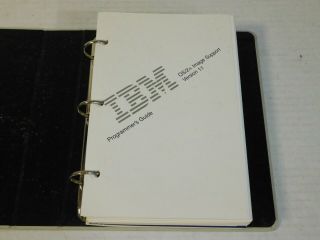 Vtg 1990 IBM OS/2 Image Support Version 1.  1 Computer PC Software Library Book 3