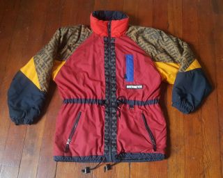 Vintage Obermeyer Winter Ski Jacket Coat Juniors 16 Hood Parka 90 