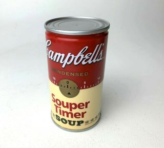 Vintage Campbell’s Soup Can - Timer Kitchen Timer - One Hour Timer,
