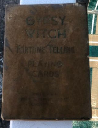 Vintage Gypsy Witch Fortune - Telling Playing Cards US Playing Card Co.  1930s - 40s 3