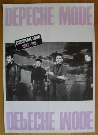 Depeche Mode Vintage Uk Poster 