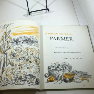 Vintage 1963 I Want To Be a Farmer HB 5