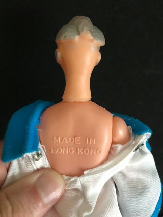 Vintage MARX Toys JOHNNY APOLLO ASTRONAUT Action Figure,  Made Hong Kong Alien 6
