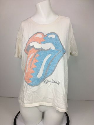 The Rolling Stones Women’s Vintage Style T - Shirt Size Small