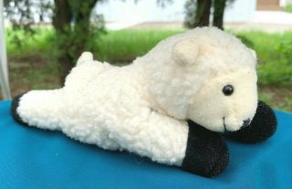 Very Rare Vintage Gma Access Inc Laying Sheep Lamb 8 " Plush Stuffed Animal Toy