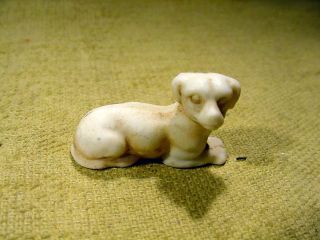 Excavated Vintage Unpainted Bisque Dog Animal Doll Age Feve 1890 Hertwig A 10469