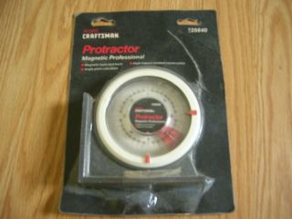 Vintage Sears Craftsman Protractor 939840 Magnetic Professional