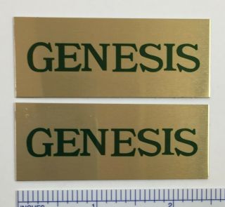 Genesis Vintage Speaker Badge Logo Emblem
