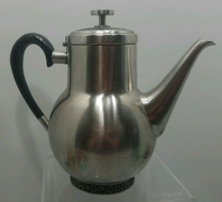 Vintage - Oneida - Stainless - Coffeepot/tea - Server - Engrave Flowers