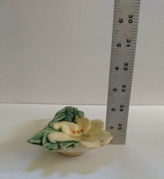 Vintage Ceramic Lilly Spoon Rest Japan Flower 4