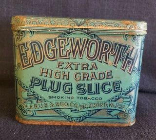 Vintage Edgeworth Extra Plug Slice Larus & Bro.  Richmond Factory 45