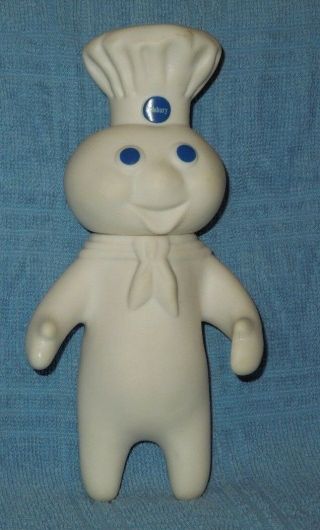Pillsbury Dough Boy 1971 Vintage Hard Rubber 7 - 1/4 Inch Figurine Cute Toy Doll