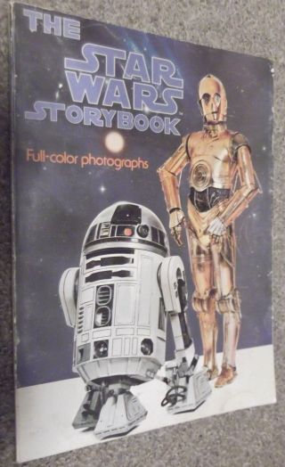 The Star Wars Storybook Scholastic 1978 Vintage Luke Skywalker Darth Vader