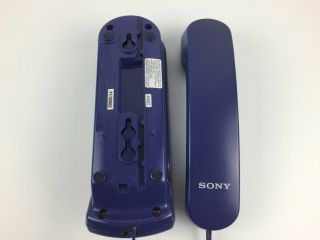 Vintage Sony IT - B3 Corded Purple Telephone Landline Single Line 4