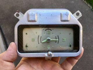 1949 Lincoln Dash Clock Gauge Vintage 49 Hands Move Smoothly Very