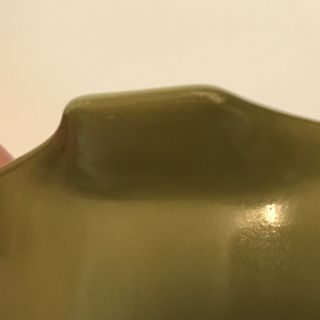 Vintage Pyrex Verde Green 473 1 Quart Covered Casserole w/ Lid Olive P1 7