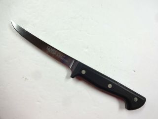 Vintage Gerber Legendary Blades Balance Plus 5 " Boning Chefs Knife Usa Vgc