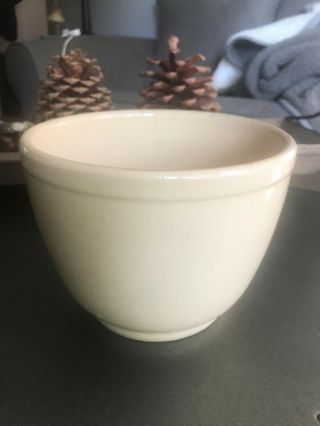 Vintage Watt Pottery Apple Large Grease Jar/Cookie Jar Canister? Lid 4