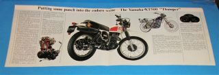 VINTAGE 1978 YAMAHA XT500 XT 500 SALES BROCHURE / LITERATURE MOTORCYCLE 2