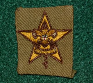 Vintage Boy Scout Rank Patch - Star