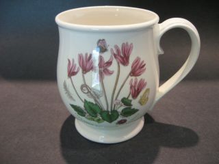 Vintage Portmeirion Porcelain Botanic Garden Bristol Coffee Mug Cyclamen Flower