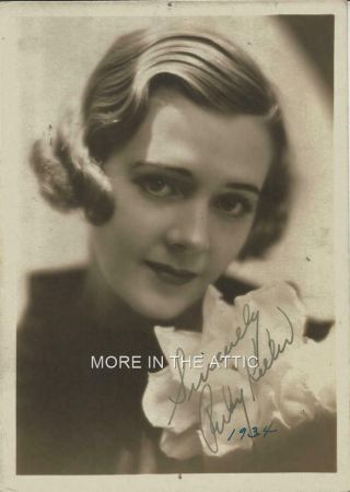 Ruby Keeler Vintage Hollywood Fan Photo Signed ?