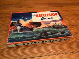 Vtg 1940 The Battleship Game Children 
