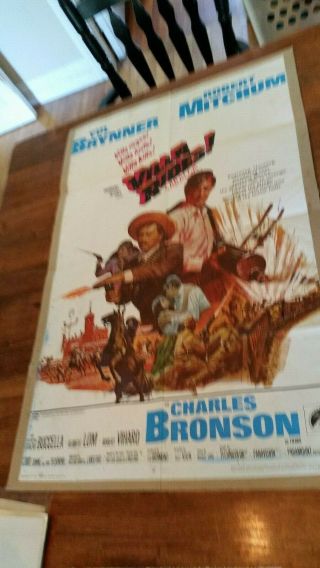 Villa Rides 1968 Bronson Brenner Movie Poster Vintage