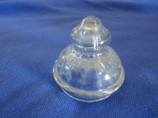 Old Vintage Sapphire Blue Fire King Glass Percolator Top