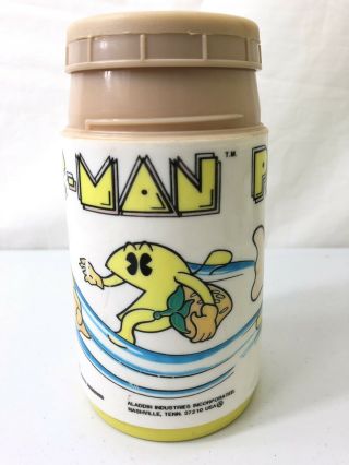 Vintage 1980 Pac - Man Aladdin Thermos No Lid Cup