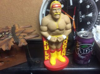 Vintage 1991 Wwf Titan Sports Hulk Hogan Hulkamania Wrestling Figure Bank
