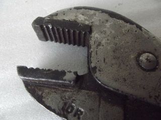 2x Vintage Petersen Vise Grip 10WR & 10R Locking Pliers Dewitt Made in USA 6