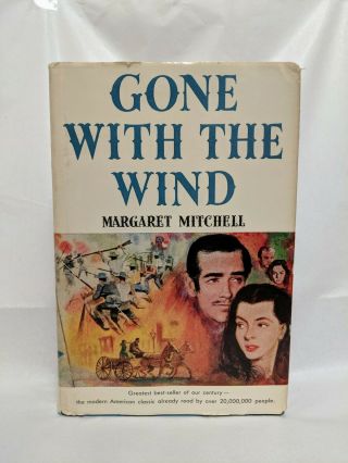 Vintage Gone With The Wind By Margaret Mitchell Hardcover Dustjacket
