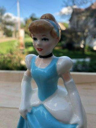 Vintage Disney Cinderella Porcelain Figurine Made In Japan