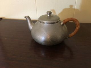 Vintage Pewter Tea Kettle Mini