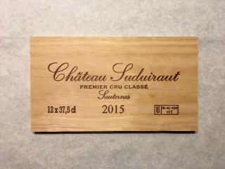 1 Rare Wine Wood Panel Château Luduiraut Vintage Crate Box Side 10/18 470