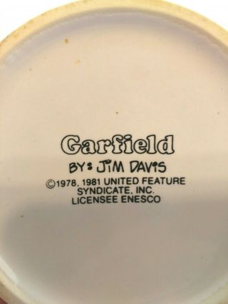 Vintage Enesco Ceramic Garfield 