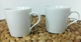 Vintage Block Spal Portugal Lisboa White Espresso Cups Tea Cups 2 Oz Set Of 2