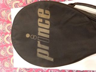 Vintage Prince Tennis Bag Vintage Black Gold holds up to 3 racquets 2