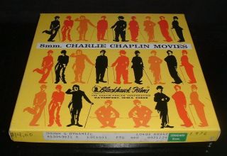 Lqqk Vintage Regular 8mm Blackhawk Films,  Charlie Chaplin Dough & Dynamite