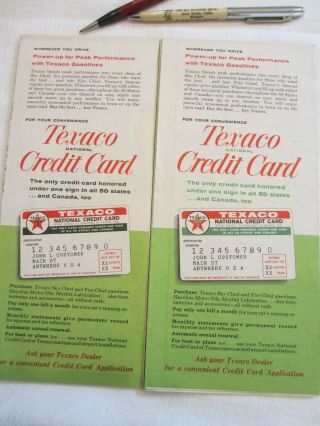 Vintage Texaco Maps IL,  OH,  and Advertising Mechanical Pencils 3