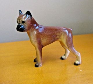 Hagen Renaker Miniature Boxer Mama Dog Figurine Vintage Usa