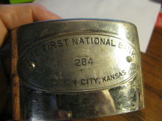 Vintage Coin Bank The First National Bank Junction City,  Kansas DN SH 2C 3