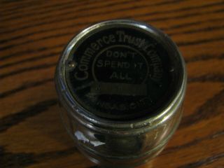 Vintage Barrel Coin Bank Commerce Trust Company Kansas City Dn Sh 1b