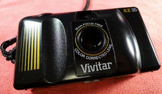 Vivitar Ez 35 35mm Film Point And Shoot Camera Vintage Film Camera